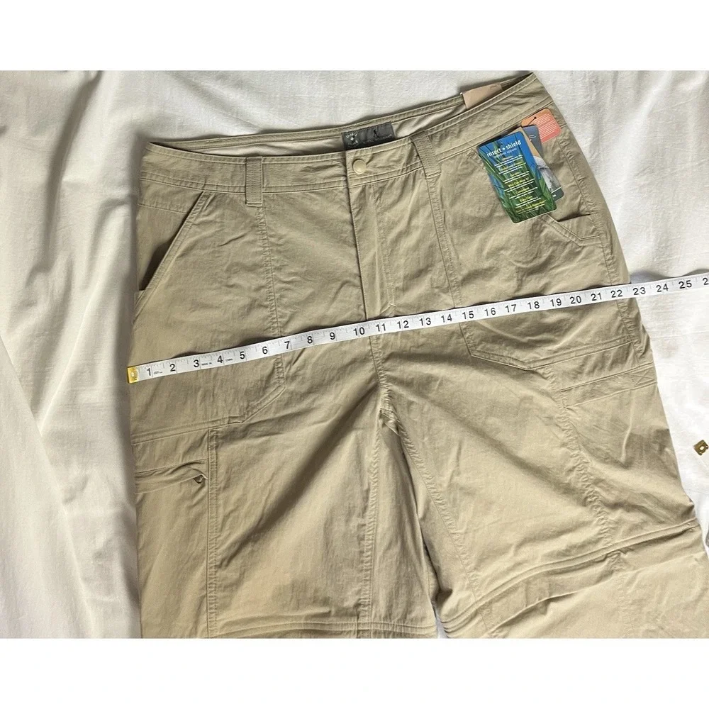 Royal Robbins Convertible Cargo Pants Mens US 38/ 32 Outdoor Hiking‎ Beige New